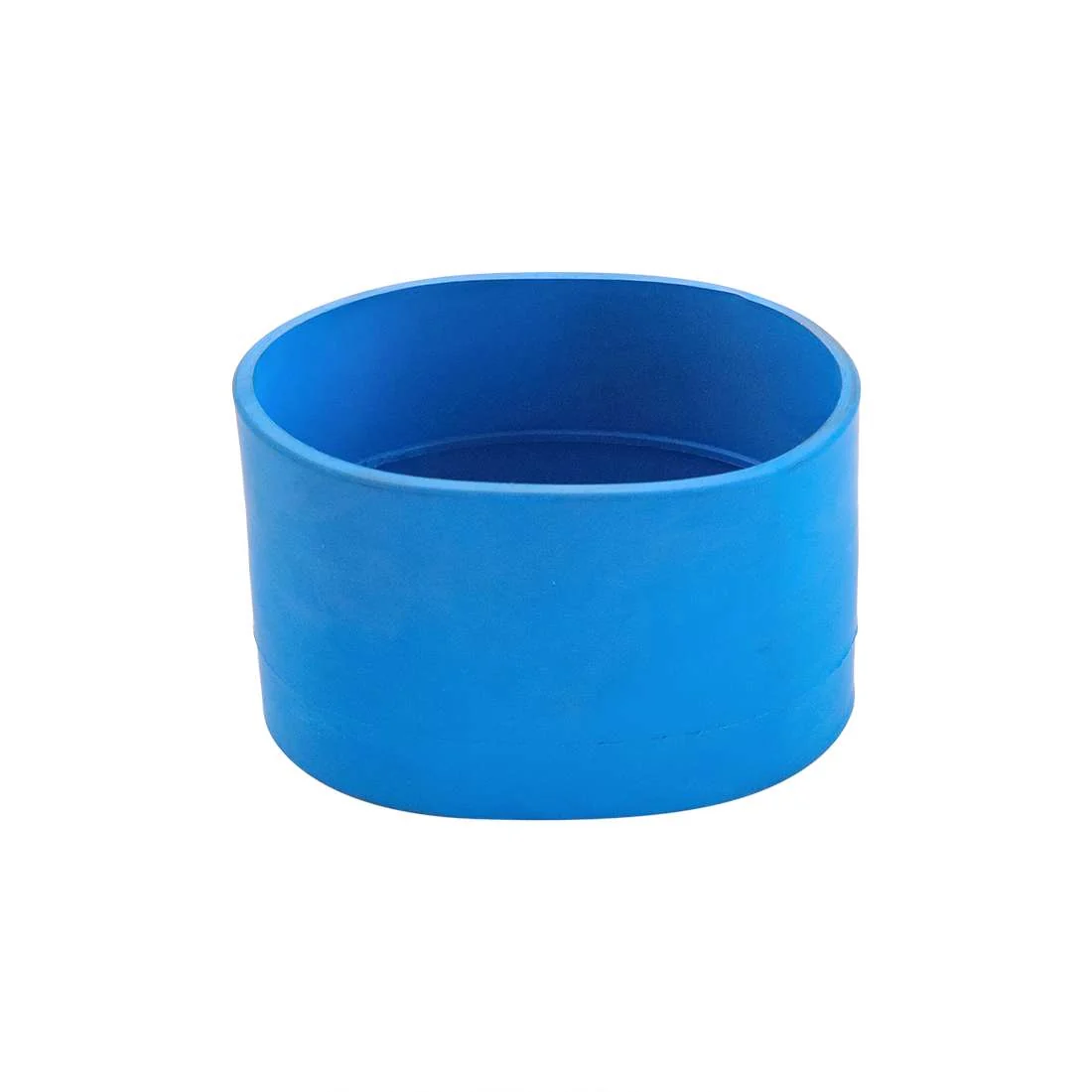 Stainless steel union rubber sleeve - 4'' - Blue D10310183