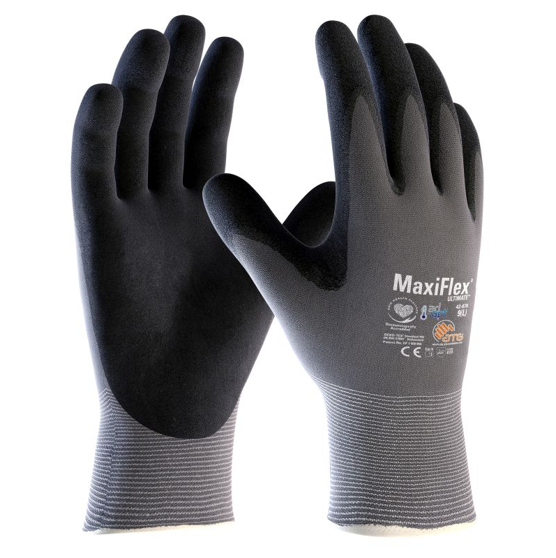 ATG MaxiFlex Ultimate Palm Coated Handling Gloves