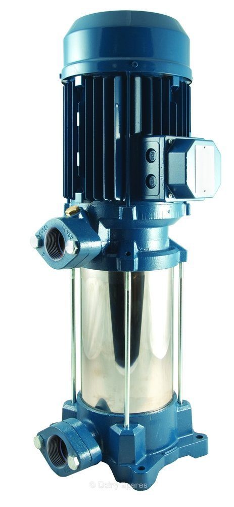 Volume Wash Multistage Pump 10 Stage Max 170 l/min@61mH 230/400V 3ph 4kW (5.5HP) c/w Noryl® Impeller – 78106A 78106A