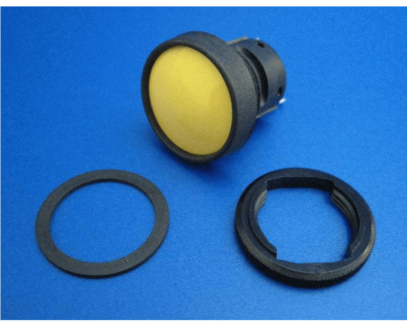Dairymaster Push button switch yellow
