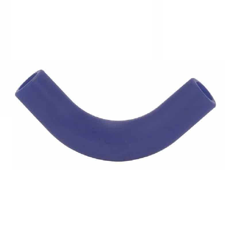Blue silicone easy bend/swept bend 50mm