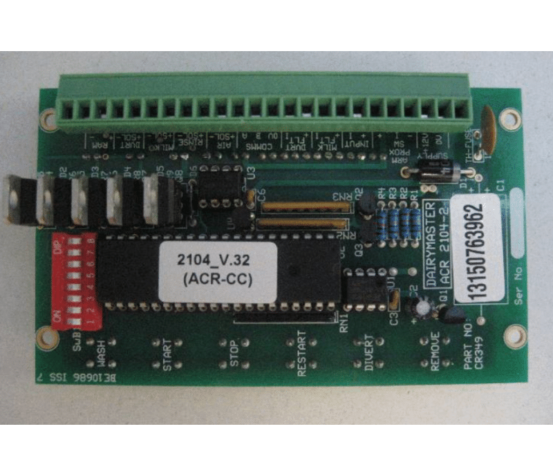 Dairymaster ACR clustercleanse control PCB CR349