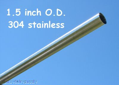 1.5 INCH x 20 FT 304 Stainless Steel MILK/WASH TUBING 4999-1001-011