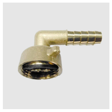 2/3 Brass Bend Flat 13mm x 3/4” Fitting Mueller Cooling Tanks