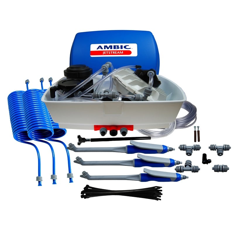 Ambic jetstream teat spray system – complete kit (comes with at502 guns). KAJS1500A