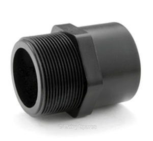 Hexagonal Plastic Nipple Male/Female 1″x1″BSP – 92131