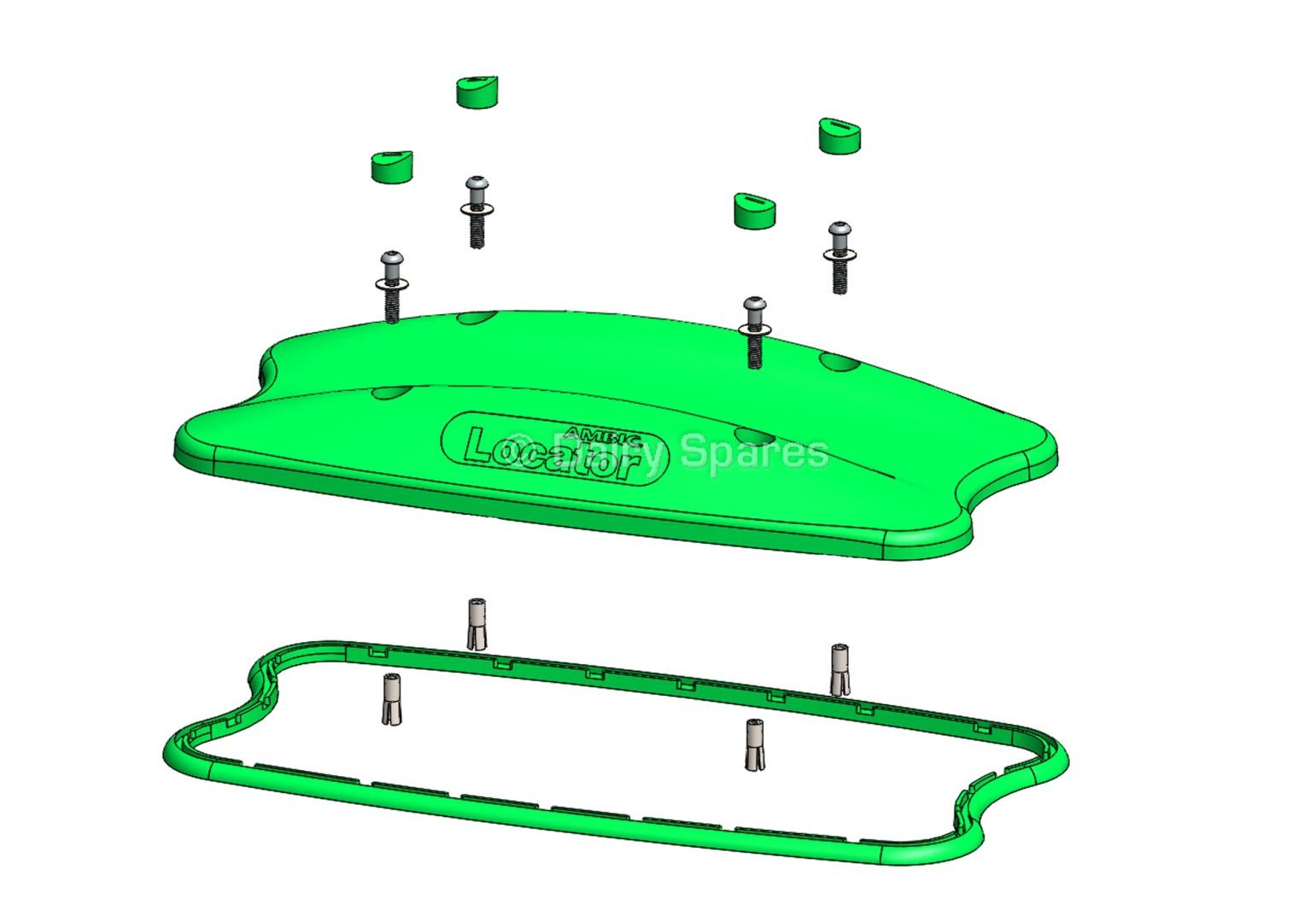 Ambic Locator Body Kit Green (Single) – AL100G AL100G