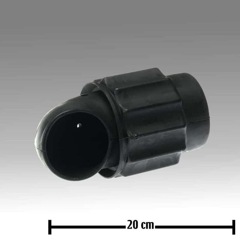 GEA Westfalia 70mm inlet elbow for 50-70lt glass milk receivers 7038-2809-080