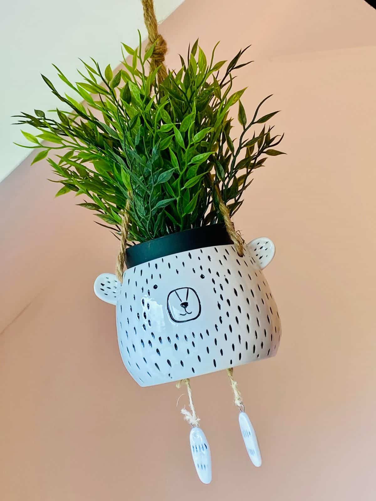 Hanging Bear Flowerpot 7PA203