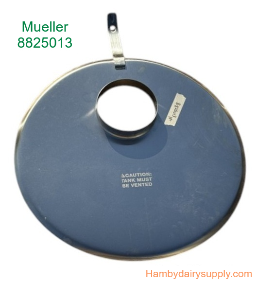 Manhole Cover for Mueller Oval Milk coolers with EXTERNAL Measuring stick M-8822227
