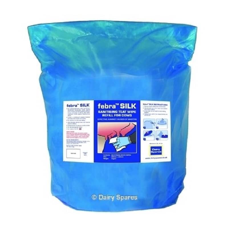 Febra silk plus teat wipe refill – various options TWF12Q