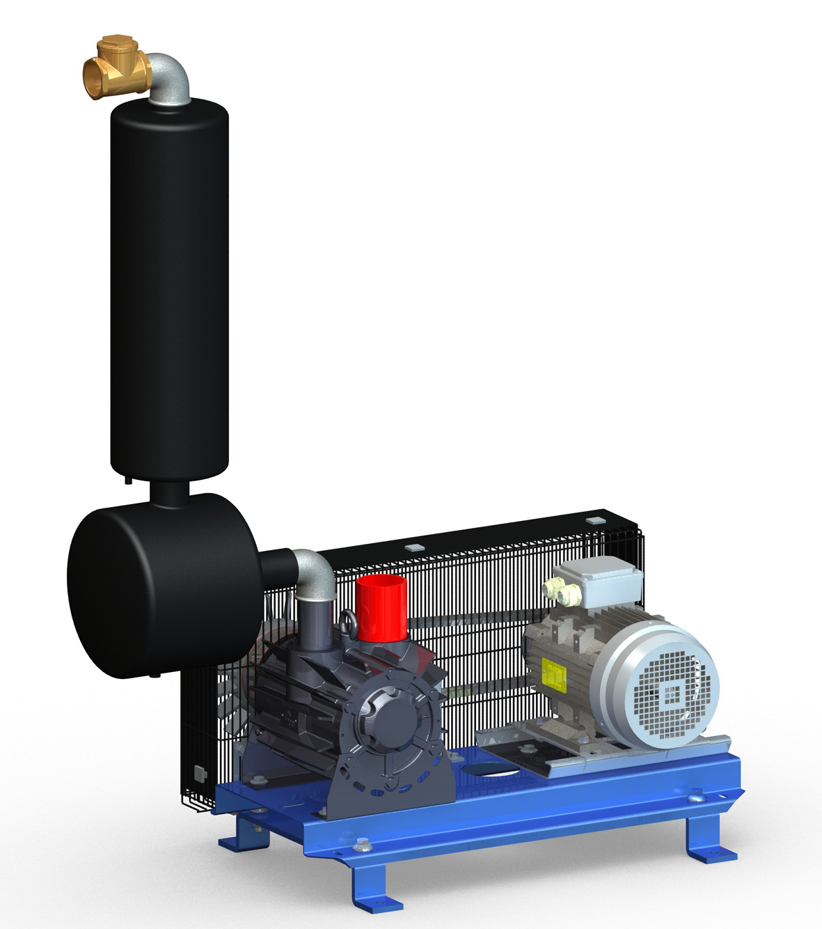 CTA Vakuumpumpe auf Konsole | 2.000 ltr/min, 4kW GPV 2200