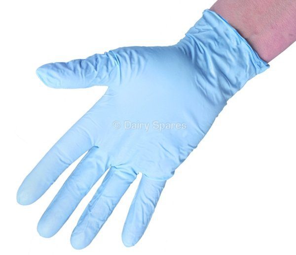 febra™ Original Nitrile Milking Glove, Blue Powder Free (100Pk) – GA50X GA50X