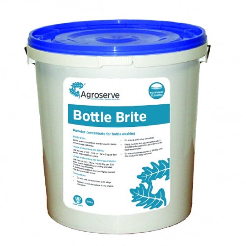 Agroserve Bottle Brite Concentrated Cleaning Powder 20kg