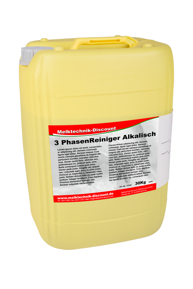 3-Phasen Reiniger mit Aktivchlor – für BouMatic Melkanlagen