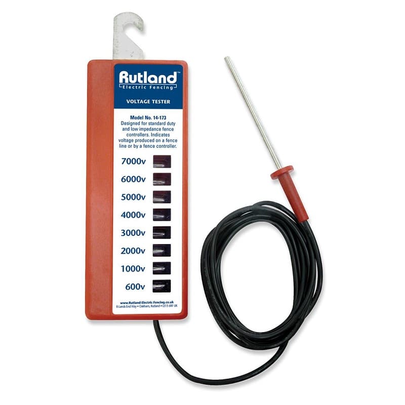 Rutland 8 light electric fence voltage tester 428173R