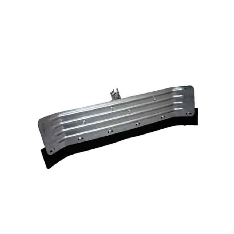 Winged galvanised yard scraper squeegee