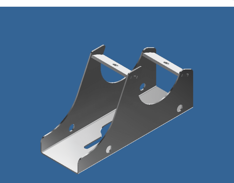 Aquajetz wash line bolt on pivot arm bracket weldment st/stl 2.5″