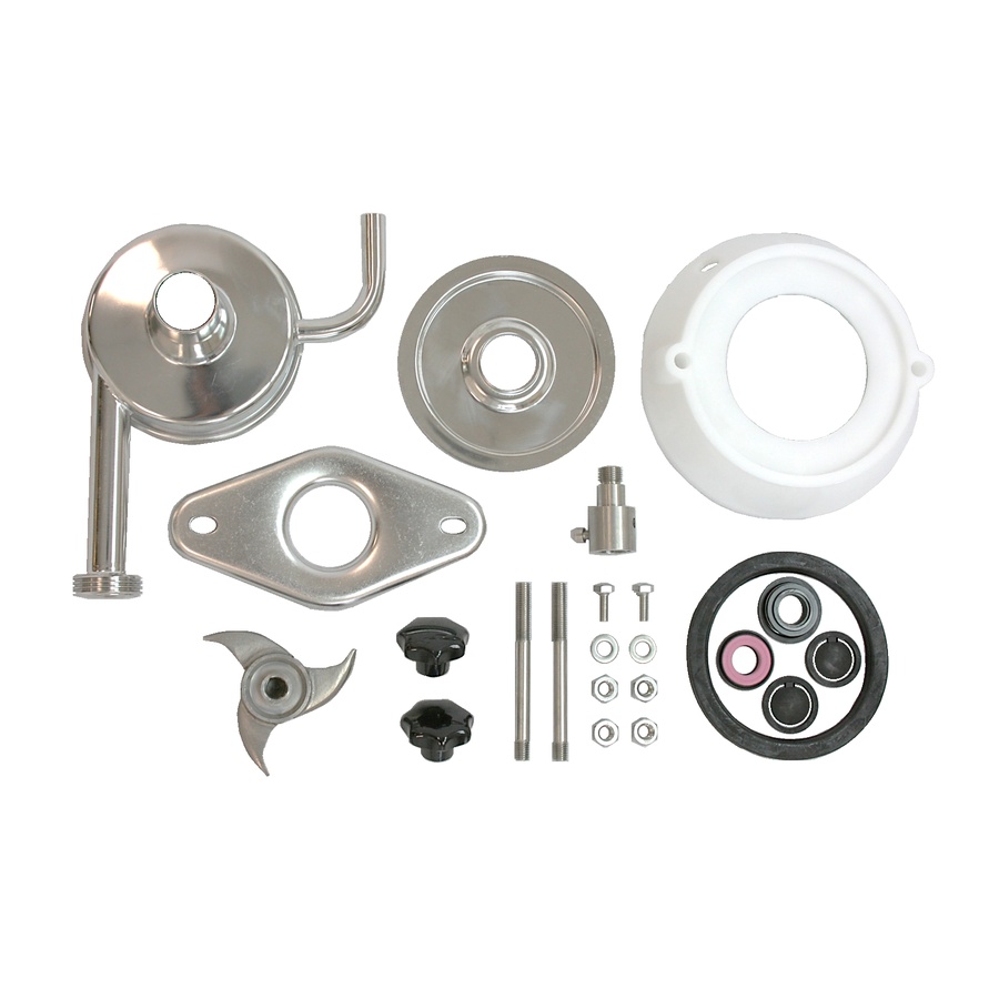 Large Stainless Steel Milk Pump Assembly with Flushing Pipe