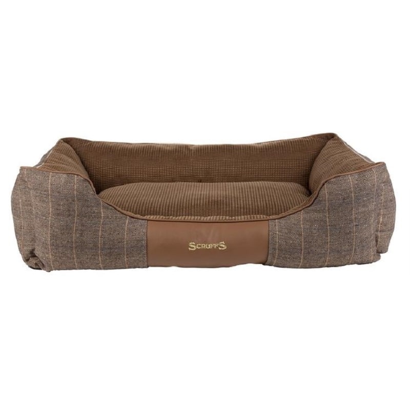 Scruffs windsor box dog bed – chestnut (various sizes) SCF04