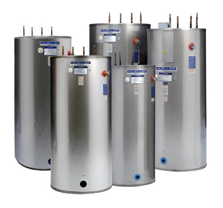 In stock ready to ship! 119 gallon Free-Heater (R) by Mueller with oversize refrigeration connection DHS-120
