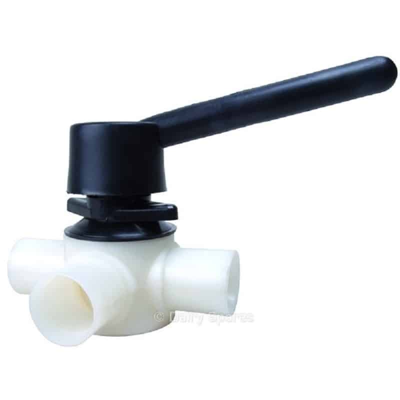 3 way milk wash valve (50mm) PP21