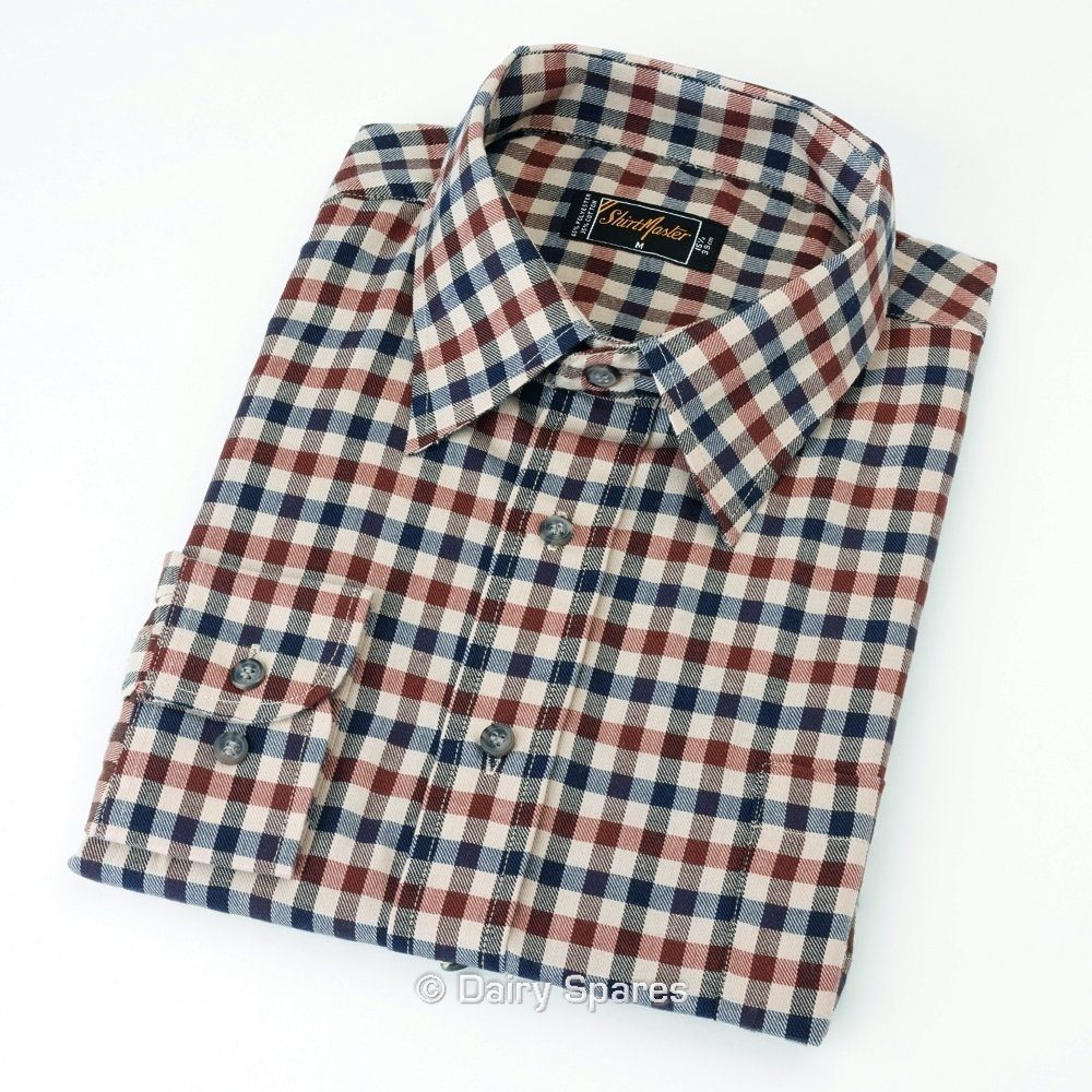 Shirtmaster Bentley Polycotton Long Sleeved Shirt Blue – SMB23M SMB23M