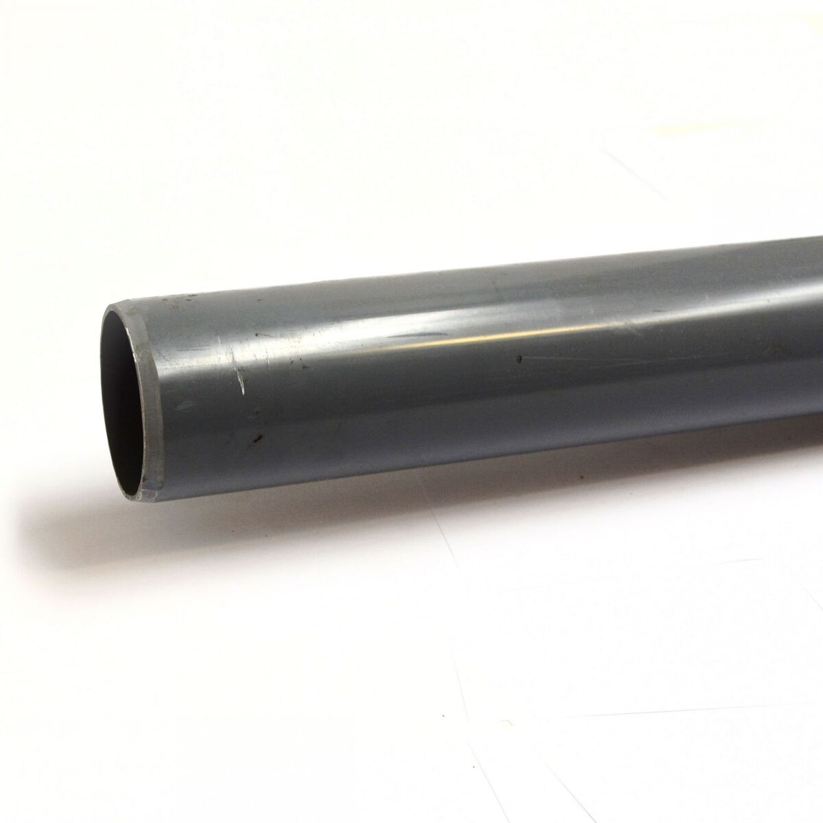 Grey PVC Tube 80mm x 5.8m 8801-3255-800