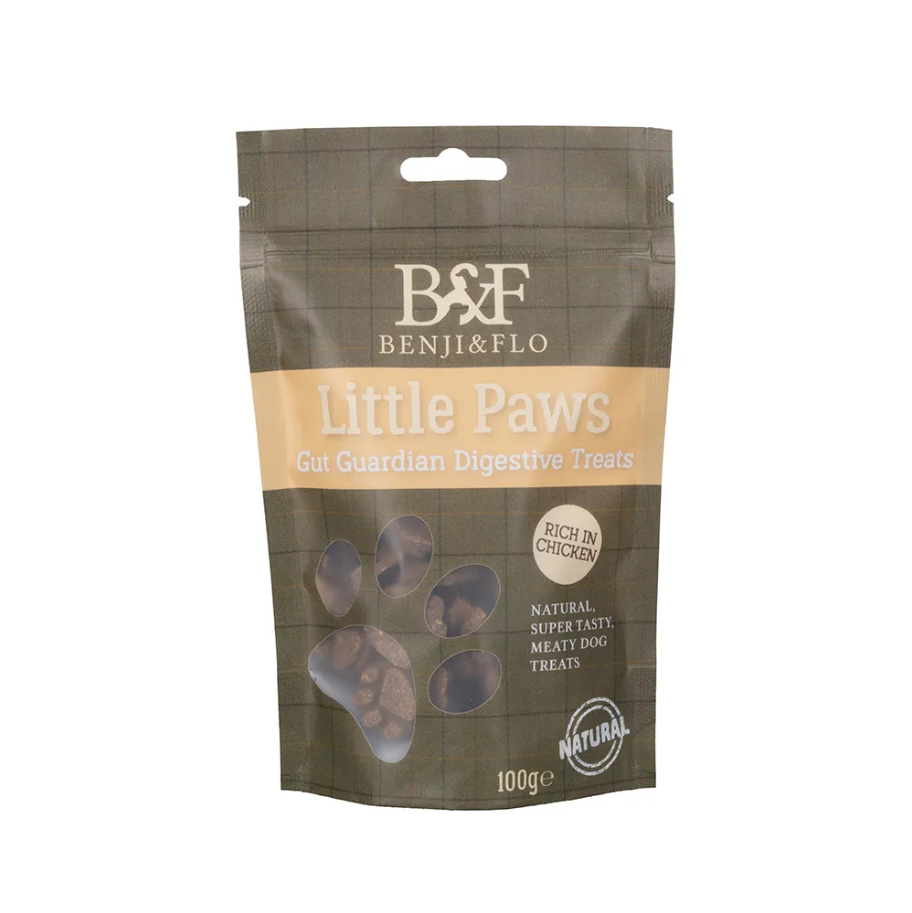 Benji & Flo Little Paws Gut Guardian Digestive Treats (100g)
