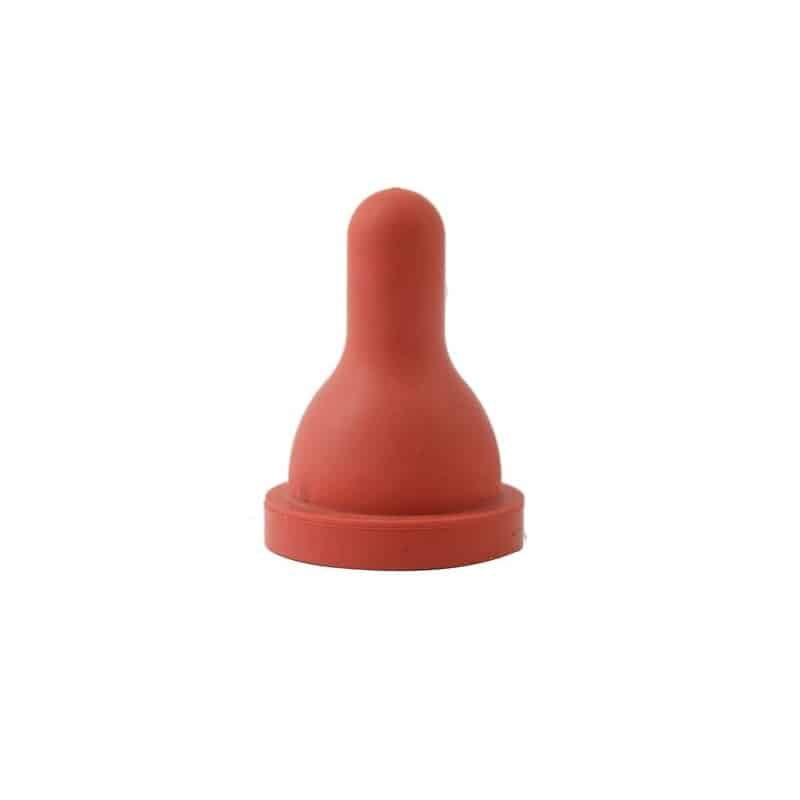 Lamb feeder teat – red
