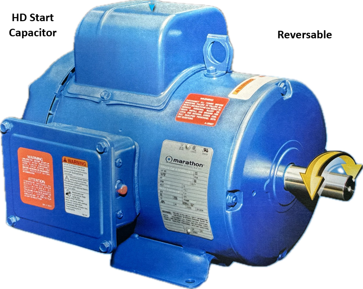 3 HP Electric Motor 184T