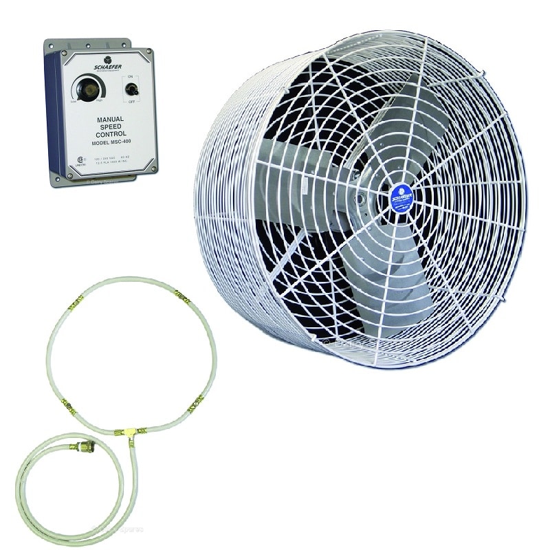 Schaefer Barn Kooler Dairy Parlour Fan and Water Misting System EF010208