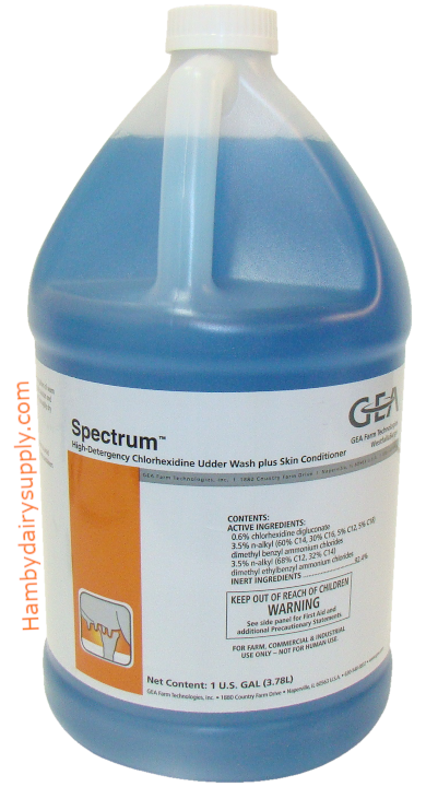 Spectrum Udder Wash Concentrate 1 gallon - UPS Ground Only 7751-0240-119