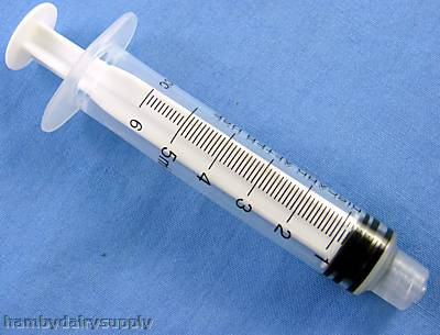 6 ml Syringe Luer Lock - box of 100