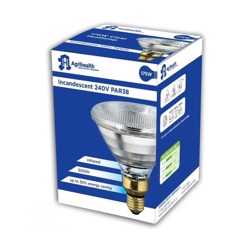 Agrihealth Infrared heatlamp bulb clear