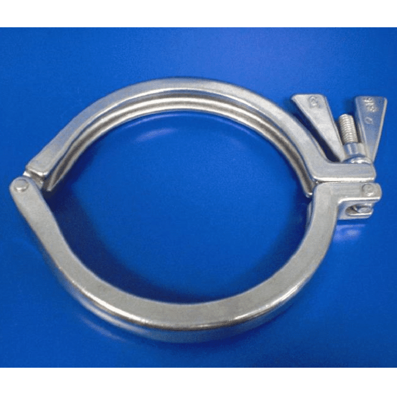 Dairymaster 4.0″ stainless steel cleanlock clamp 10300838D