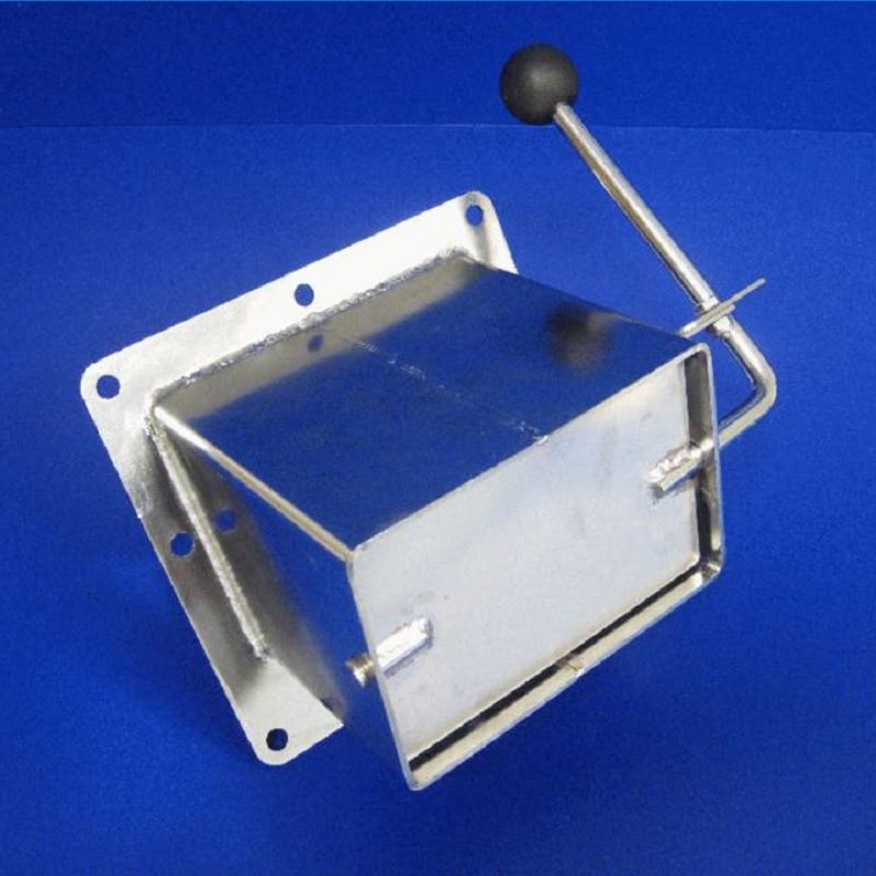 Dairymaster Universal S/S Auger Box Manual Outlet (Rectangular)