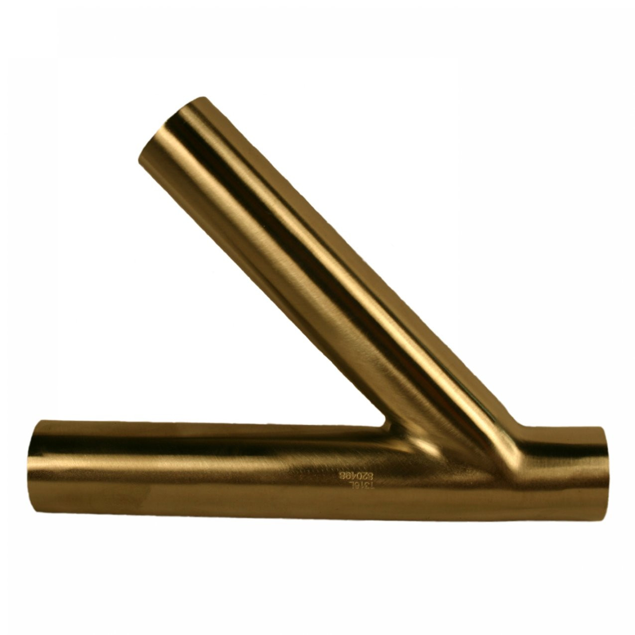 1.5 Weld Y splitter 45 degree 316 stainless steel