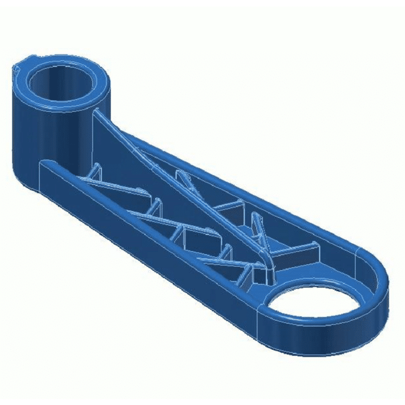 Dairymaster Recording Jar Mounting Bracket (Ribbed)