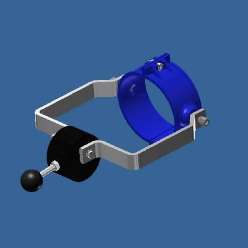 Dairymaster inline filter end retainer plate clamp assembly