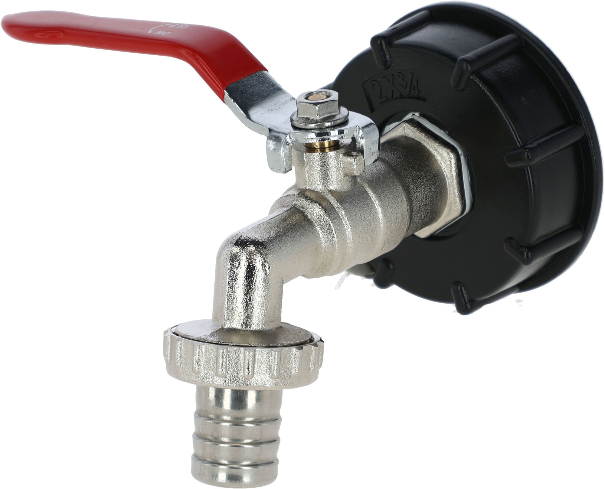 IBC Anschlusshahn mit 3/4" Schlauchanschluss