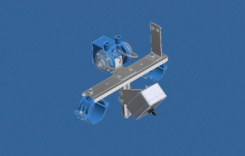 Standalone Diversion Line Valve Bracket – Electronic – Switch Type – 2″ x 3″