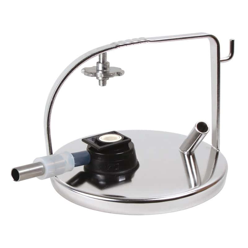 Stainless steel lid for eco milk dump bucket 17mm DB32