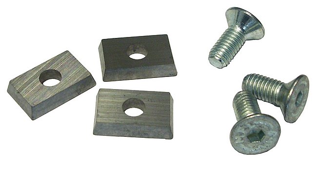 Messersatz für Klauenschneidscheibe (3 Messer+Schrauben)