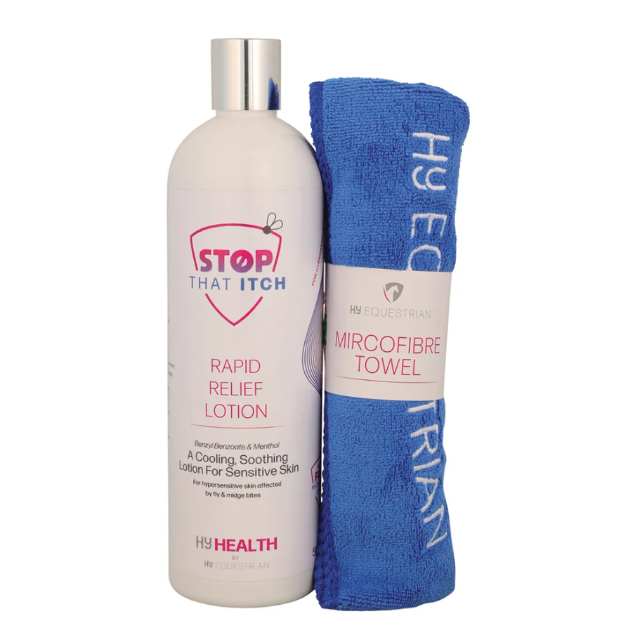 HyHEALTH STOP THAT ITCH! Rapid Relief Lotion 500ml (with Microfibre Towel)