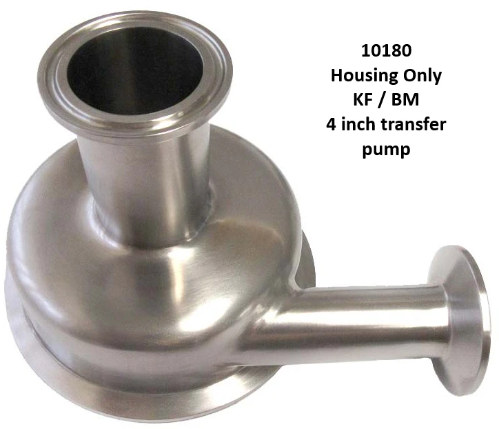 Stainless Steel Housing Only for KF / BM 4 inch milk transfer pump