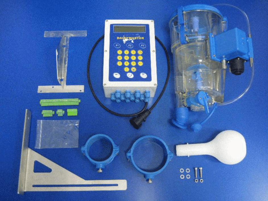Milk Meter & Controller c/w Conductivity incl Controller Bracket – (5′ / 1.52m Lead) – Brackets – 4″ x 3″