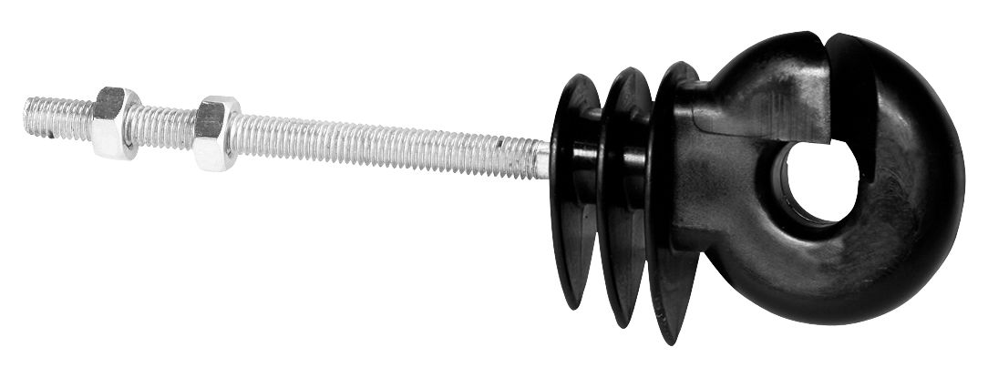 Ringisolator metrisch M6 x 80 mm für Rohrpfahl | 25 Stück