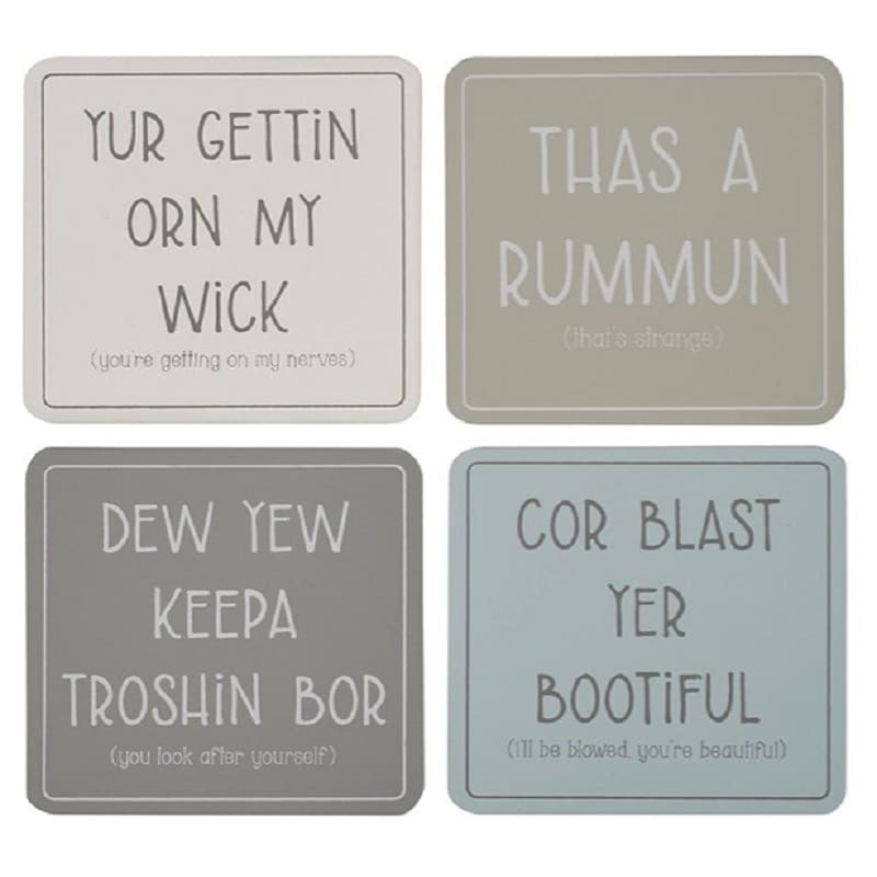 Norfolk Dialect Coasters 8NR100