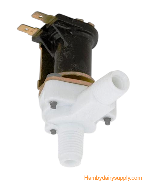 7898 Threaded 110 Volt Single Water Valve for Bender, Delaval, Bou-Matic pipeline washer 4999-1010-345